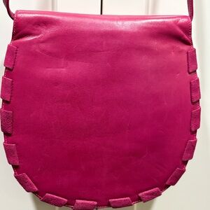 Valentino Garavani Fuchsia Saddle Bag
